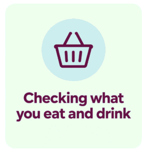checking what you eat and drink checking what you eat and drink