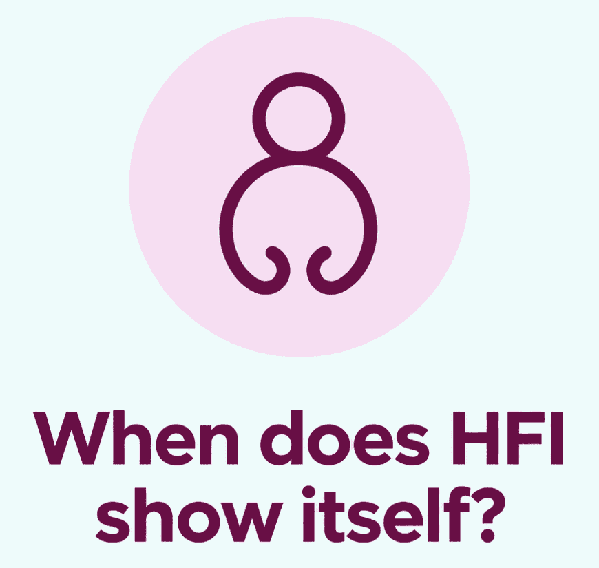 when does hfi show itself